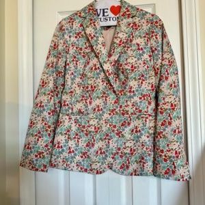 J.Crew Liberty Fabric Campbell Floral Blazer